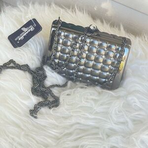 Daniella fine Austrian crystals hard shell evening bag
